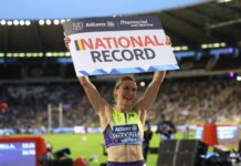 Paulien Couckuyt verbetert alweer Belgisch record 400m horden en stormt op MVD naar 53″20
