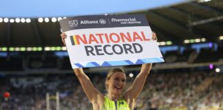 Paulien Couckuyt verbetert alweer Belgisch record 400m horden en stormt op MVD naar 53″20