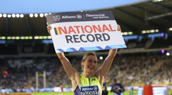Paulien Couckuyt verbetert alweer Belgisch record 400m horden en stormt op MVD naar 53″20